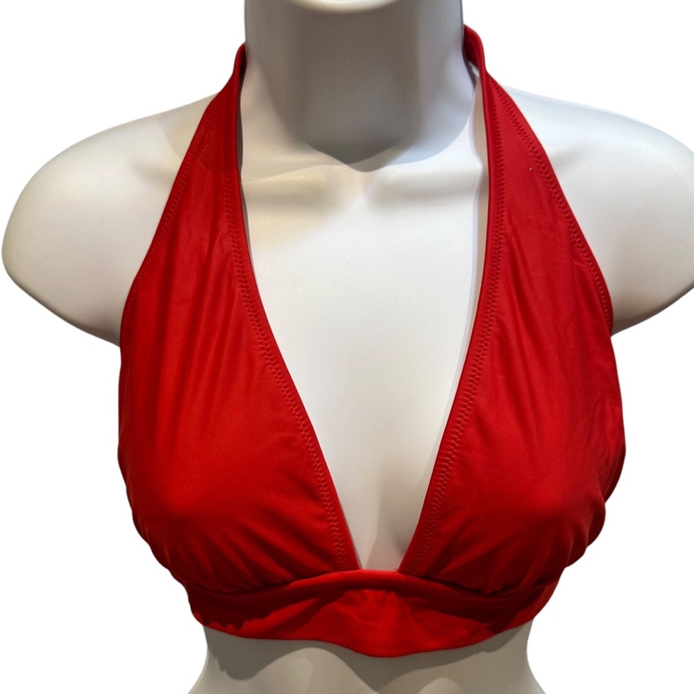 J. Crew Red Halter Bikini Tops Small Medium and XL New with Tags